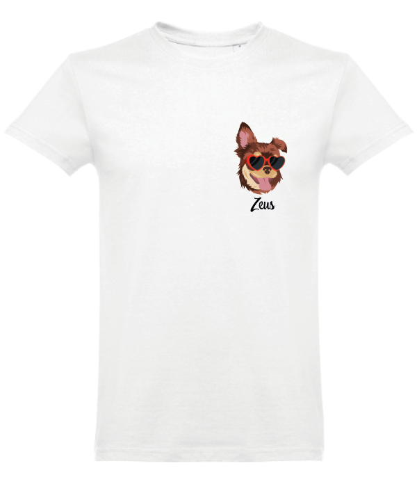 T-shirt with COLOR print 🐾❤️