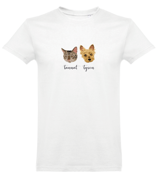 T-shirt with COLOR print 🐾❤️