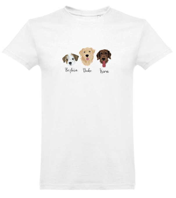 T-shirt with COLOR print 🐾❤️