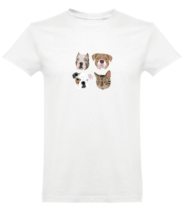 T-shirt with COLOR print 🐾❤️