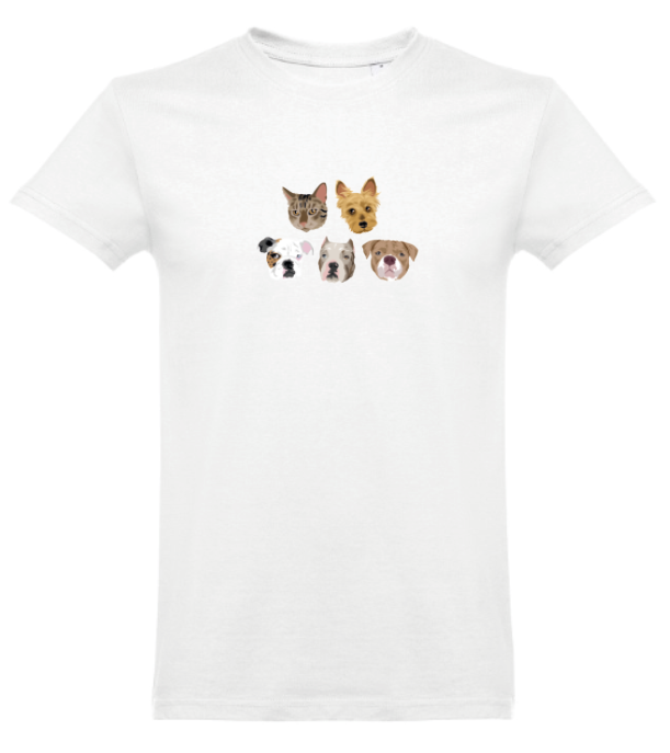 T-shirt with COLOR print 🐾❤️
