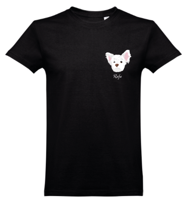 T-shirt with COLOR print 🐾❤️