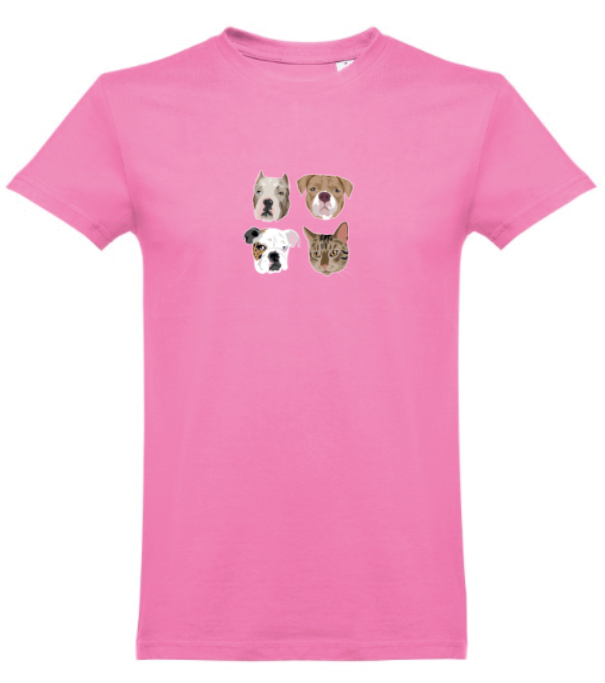 T-shirt with COLOR print 🐾❤️