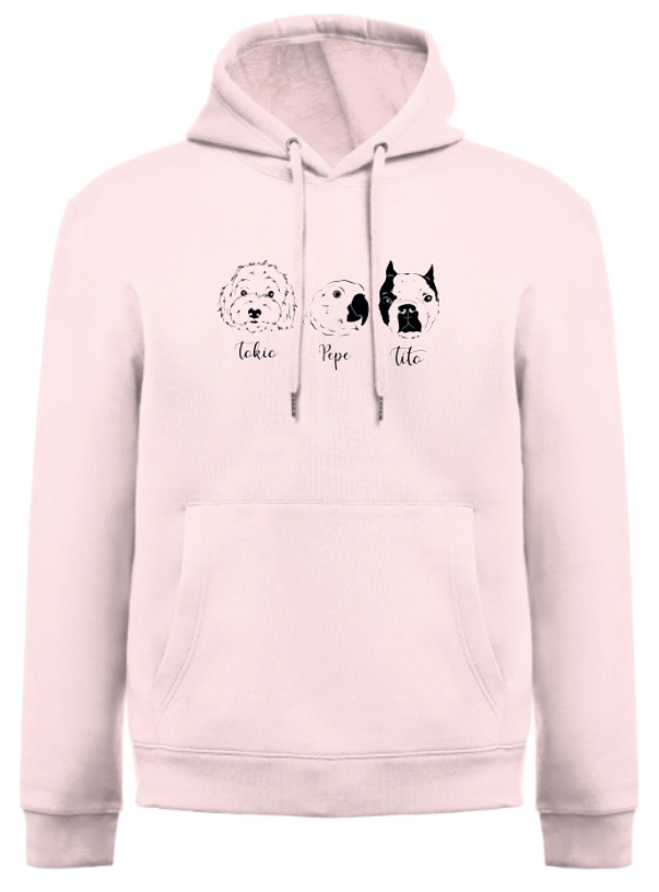 Sudaderas con capucha con estampado LINEAL 🐾❤️