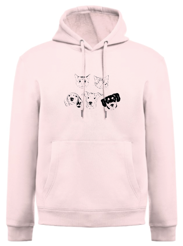 Sudaderas con capucha con estampado LINEAL 🐾❤️